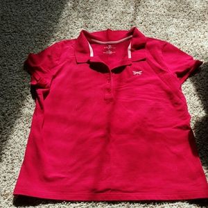 Talbots red red shirt xlp size 95% cotton